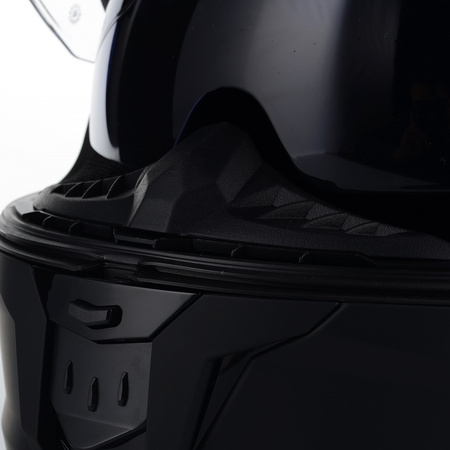 KASK MOTOCYKLOWY LS2 FF808 STREAM II CZARNY MATT SYSTEM PINLOCK + BLENDA