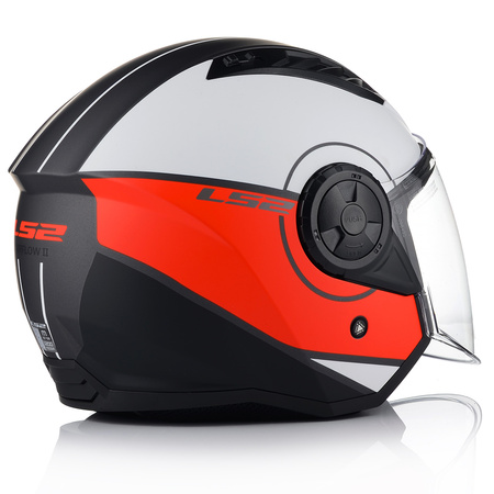 OTWARTY KASK MOTOCYKLOWY LS2 OF616 AIRFLOW II COVER LEKKI NA SKUTER CHOPPER