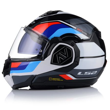 KASK LS2 FF906 ADVANT SPORT BLACK BLUE RED 06