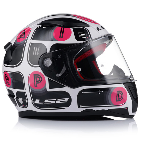 KASK MOTOCYKLOWY LS2 FF353 RAPID BRICK DAMSKI INTEGRALNY SYSTEM PINLOCK
