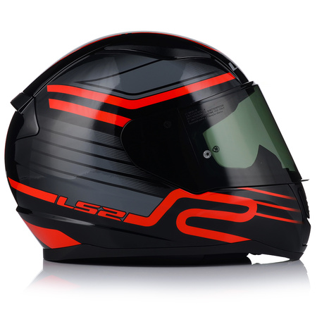 KASK MOTOCYKLOWY LS2 FF353 RAPID II CIRCUIT ECE 22.06 + PRZYCIEMNIANA SZYBA