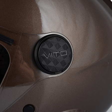 KASK MOTOCYKLOWY OTWARTY | VITO SARENTA | SKUTER CHOPPER ECE 22.06 + BLENDA