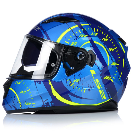 KASK MOTOCYKLOWY INTEGRALNY LS2 FF320 TACHO  + BLENDA