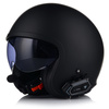 KASK MOTOCYKLOWY LS2 OF599 SPITFIRE MATT BLACK + INTERKOM 1ST BLUETOOTH