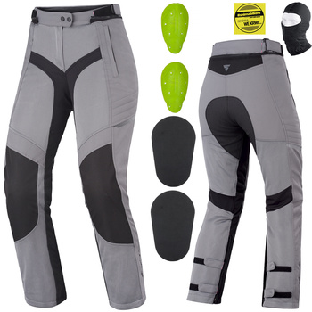 SPODNIE MOTOCYKLOWE | SHIMA JET | DAMSKIE WODOODPORNE + OCHRANIACZE GRATIS