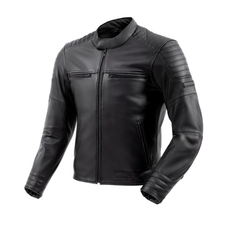 KURTKA MOTOCYKLOWA | REBELHORN HUNTER II | MĘSKA SKÓRZANA KLASYCZNA + GRATIS