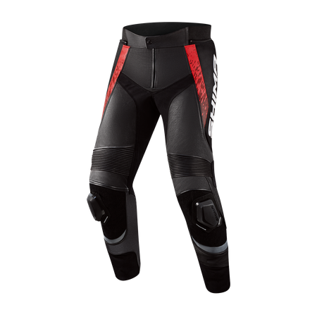 SPODNIE MOTOCYKLOWE | SHIMA STR 2.0 RED | MĘSKIE SKÓRZANE SPORTOWE + GRATIS
