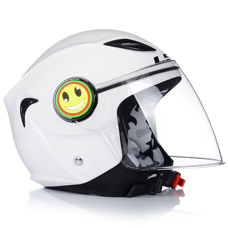 KASK MOTOCYKLOWY OTWARTY DLA DZIECI LS2 OF602 FUNNY NA SKUTER MOTOR ECE22-05