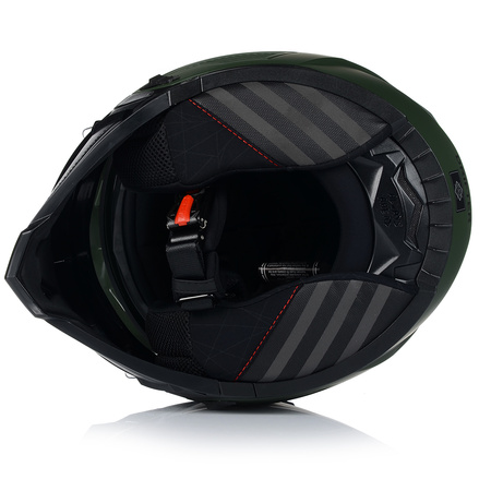 KASK MOTOCYKLOWY 4w1 LS2 OF606 MILI ODPINANA SZCZĘKA + DASZEK + 2xSZYBA