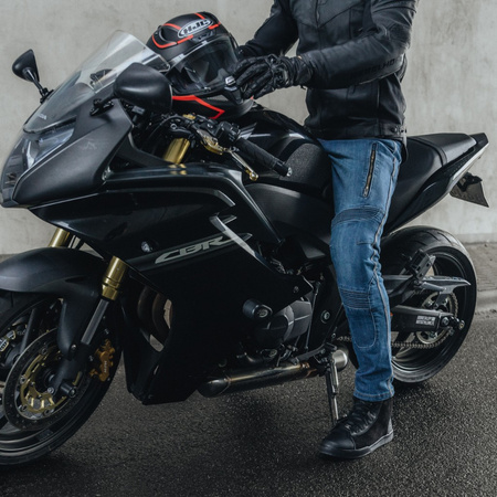 SPODNIE MOTOCYKLOWE | REBELHORN VANDAL DENIM | JEANSY MĘSKIE + GRATISY