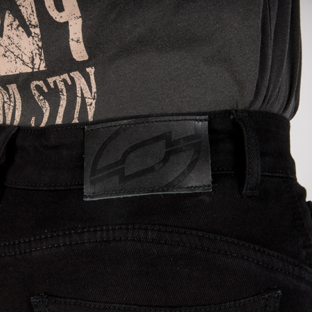 SPODNIE MOTOCYKLOWE | OZONE STRIKER SLIM FIT | DAMSKIE JEANSY BLACK + GRATIS