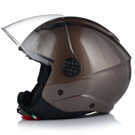 KASK MOTOCYKLOWY OTWARTY | VITO SARENTA | SKUTER CHOPPER ECE 22.06 + BLENDA