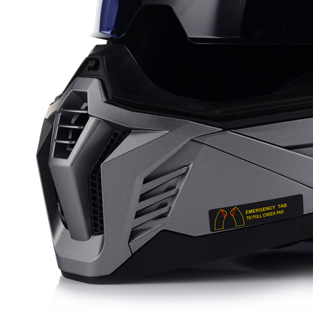 KASK MOTOCYKLOWY LS2 MX702 PIONEER ENDURO CROSS + INTERKOM VITO BLUETOOTH