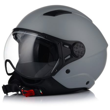 KASK MOTOCYKLOWY OTWARTY | VITO LAVORI | SKUTER CHOPPER ECE 22.06 + BLENDA