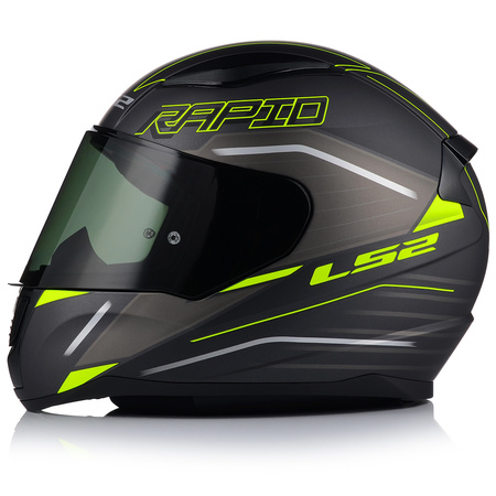 KASK MOTOCYKLOWY LS2 FF353 RAPID II ROKKU ECE 22.06 + PRZYCIEMNIANA SZYBA