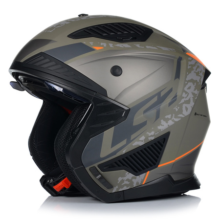 KASK MOTOCYKLOWY 4w1 LS2 OF606 DEVOR ODPINANA SZCZĘKA + DASZEK + 2x SZYBA