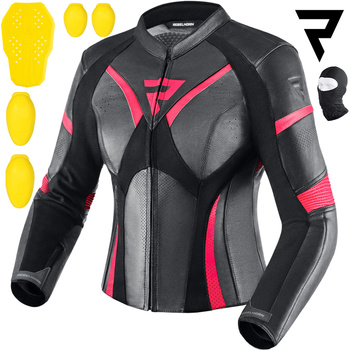 KURTKA MOTOCYKLOWA | REBELHORN REBEL LADY | DAMSKA SKÓRZANA SAS-TEC + GRATIS