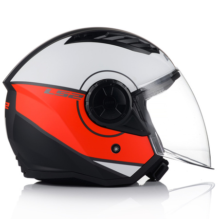 OTWARTY KASK MOTOCYKLOWY LS2 OF616 AIRFLOW II COVER LEKKI NA SKUTER CHOPPER