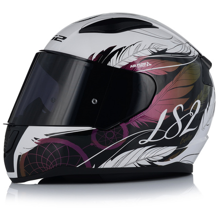 KASK MOTOCYKLOWY LS2 FF353 RAPID II BOHO DAMSKI 22.06 + CIEMNA SZYBA