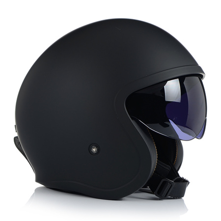 KASK MOTOCYKLOWY LS2 OF599 SPITFIRE SOLID OTWARTY NA SKUTER CHOPPER +BLENDA