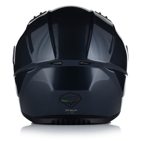 Kask motocyklowy VITO MARELLI Metal Grey – integralny, przygotowany pod Pinlock