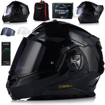 KASK MOTOCYKLOWY | LS2 FF901 ADVANT X 180 | SZCZĘKOWY + PINLOCK + PLECAK