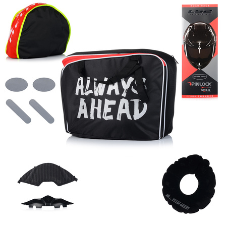 KASK MOTOCYKLOWY LS2 FF805 THUNDER MOTO GP PRO FIM + PINLOCK + 2xSZYBA