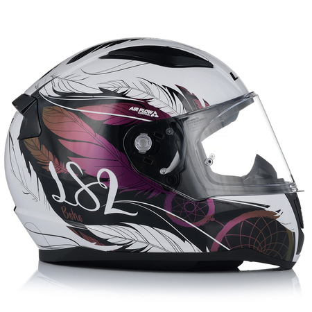 KASK MOTOCYKLOWY LS2 FF353 RAPID II BOHO DAMSKI SYSTEM PINLOCK ECER 22.06