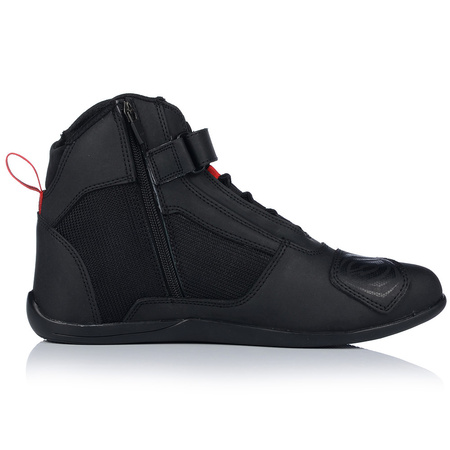 BUTY MOTOCYKLOWE | OZONE CITY BLACK | KRÓTKIE MĘSKIE SKÓRZANE + GRATIS