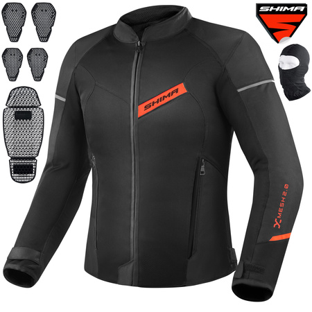 KURTKA MOTOCYKLOWA | SHIMA X-MESH 2.0 | WENTYLOWANA TEKSTYLNA + GRATISY