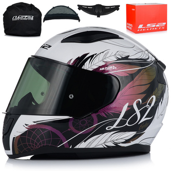 KASK MOTOCYKLOWY LS2 FF353 RAPID II BOHO DAMSKI 22.06 + PRZYCEMNIANA SZYBA