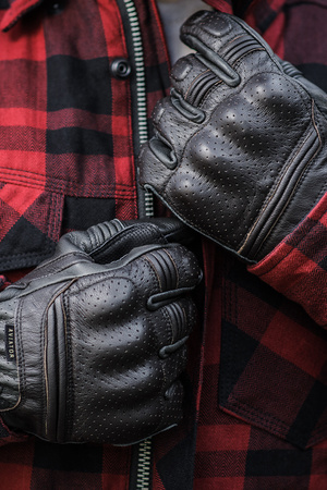 RĘKAWICE MOTOCYKLOWE | SHIMA AVIATOR BLACK | MĘSKIE SKÓRZANE + GRATIS