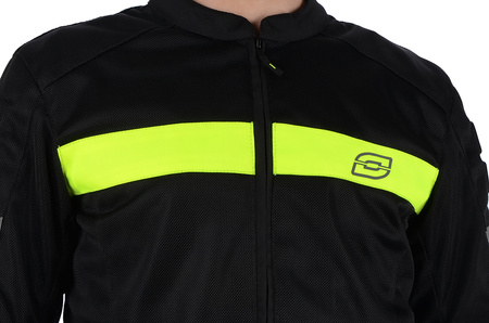 KURTKA MOTOCYKLOWA | OZONE DART FLUO | TEKSTYLNA MĘSKA