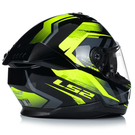 KASK MOTOCYKLOWY LS2 FF808 STREAM II FURY KEVLAR SYSTEM PINLOCK + BLENDA
