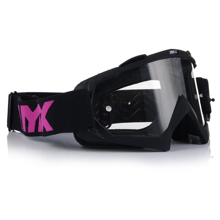 GOGLE MOTOCYKLOWE IMX MUD DAMSKIE RÓŻOWE ANTYPARA ANTIFOG CROSS QUAD ATV