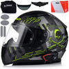 KASK MOTOCYKLOWY LS2 FF353 RAPID II PIRATES MAT + INTERKOM VITO BLUETOOTH