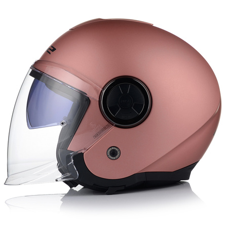 OTWARTY KASK MOTOCYKLOWY LS2 OF620 DAMSKI RÓŻOWY ŚLICZNY 22.06 + BLENDA