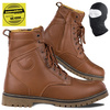 BUTY MOTOCYKLOWE | SHIMA THOMSON BROWN | MĘSKIE SKÓRZANE STYLOWE+ GRATISY