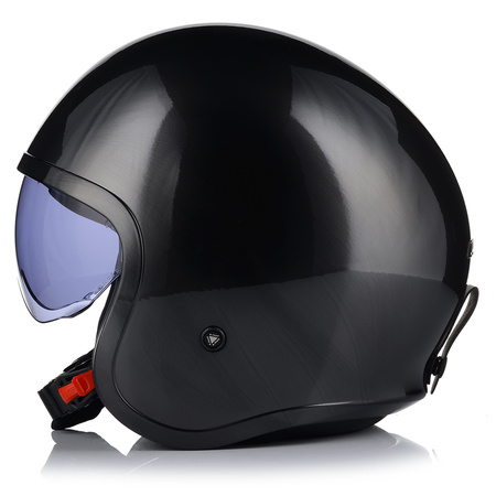 KASK MOTOCYKLOWY LS2 OF599 SPITFIRE JEANS TITAN + INTERKOM VITO BLUETOOTH