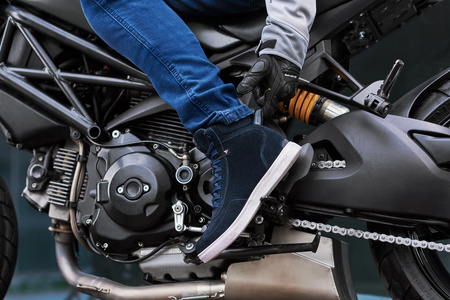 BUTY MOTOCYKLOWE | SHIMA SX-2 EVO BLUE | KRÓTKIE MĘSKIE TRAMPKI + GRATISY