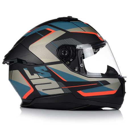 KASK MOTOCYKLOWY LS2 FF808 STREAM II ROAD KEVLAR SYSTEM PINLOCK + BLENDA