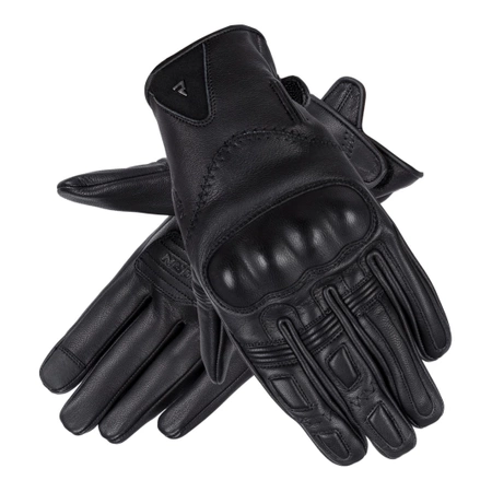 RĘKAWICE MOTOCYKLOWE | REBELHORN THUG II | MĘSKIE KRÓTKIE SKÓRZANE + GRATISY