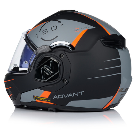KASK MOTOCYKLOWY | LS2 FF906 ADVANT CODEX | SZCZĘKOWY + PINLOCK + PLECAK