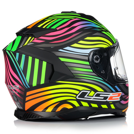 KASK MOTOCYKLOWY LS2 FF800 STORM II RAINBOW + PINLOCK + BLENDA ECER 22.06