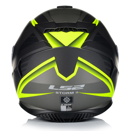 KASK MOTOCYKLOWY LS2 FF800 STORM II NERVE + PINLOCK + BLENDA ECER 22.06