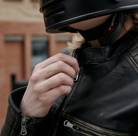 KURTKA MOTOCYKLOWA | REBELHORN HUNTER PRO LADY | DAMSKA SKÓRZANA + GRATIS