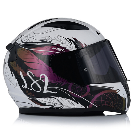 KASK MOTOCYKLOWY LS2 FF353 RAPID II BOHO DAMSKI 22.06 + CIEMNA SZYBA