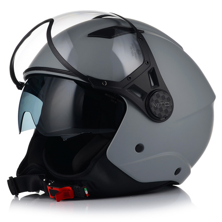 KASK MOTOCYKLOWY OTWARTY | VITO LAVORI | SKUTER CHOPPER ECE 22.06 + BLENDA