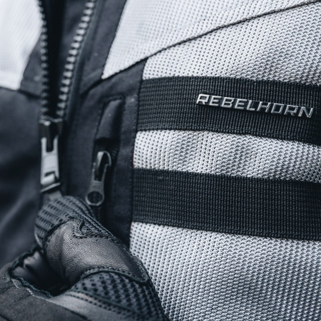 KURTKA MOTOCYKLOWA | REBELHORN SCANDAL II | TEKSTYLNA MĘSKA DŁUGA + GRATISY