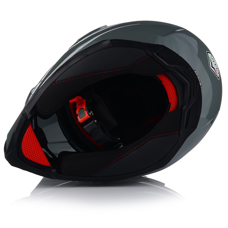 KASK MOTOCYKLOWY VITO MOLINO GREY ENDURO CROSS QUAD ATV + INTERKOM + BLENDA 2XL